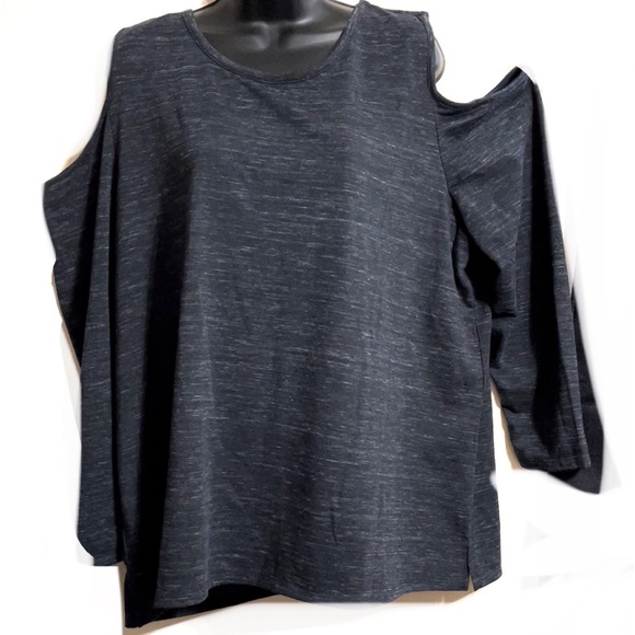 🆕🦋LANE BRYANT Off The Shoulder Strappy Back Sweatshirt🦋 - Picture 3 of 11